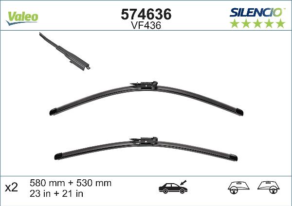 VALEO 574636 — Pióro wycieraczki