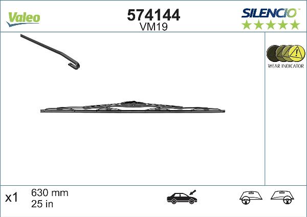 VALEO 574144 — Pióro wycieraczki