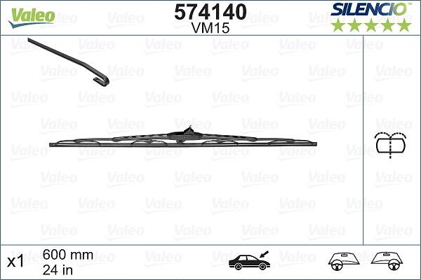 VALEO 574140 — Pióro wycieraczki