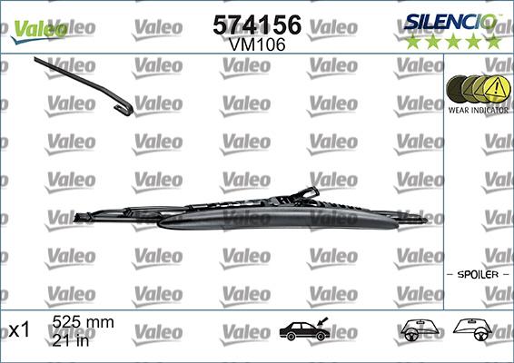 VALEO 574156 — Pióro wycieraczki