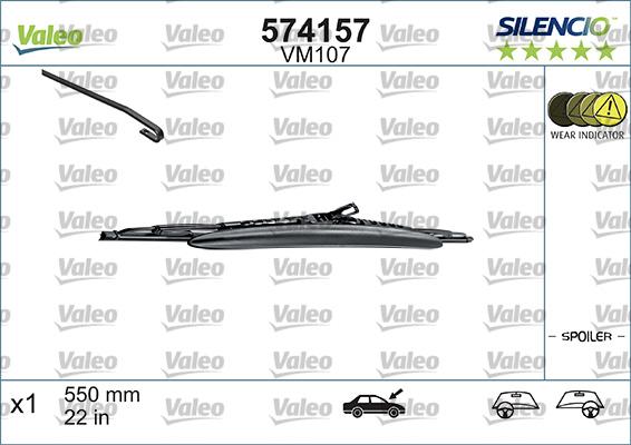 VALEO 574157 — Pióro wycieraczki