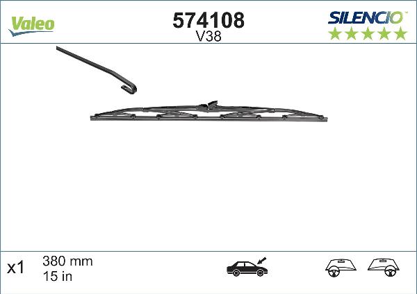 VALEO 574108 — Pióro wycieraczki