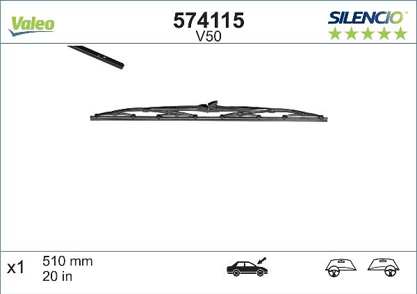 VALEO 574115 — Pióro wycieraczki