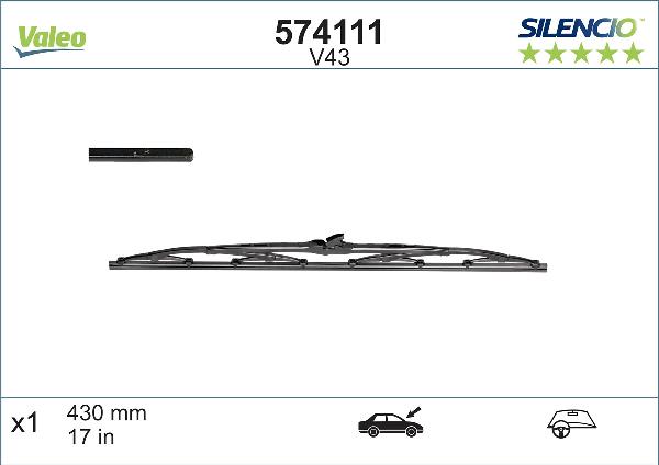 VALEO 574111 — Pióro wycieraczki