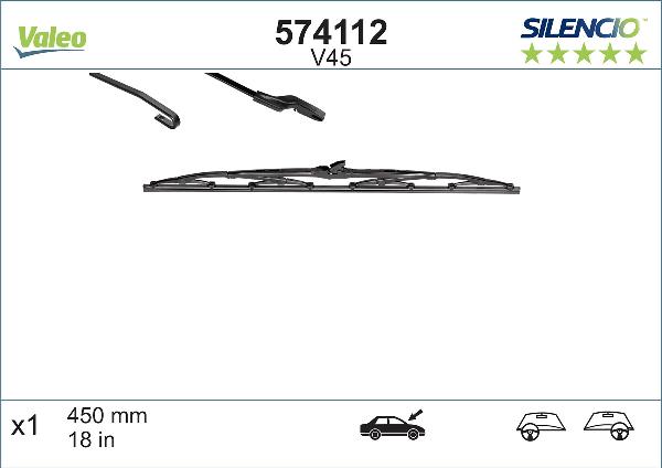 VALEO 574112 — Pióro wycieraczki