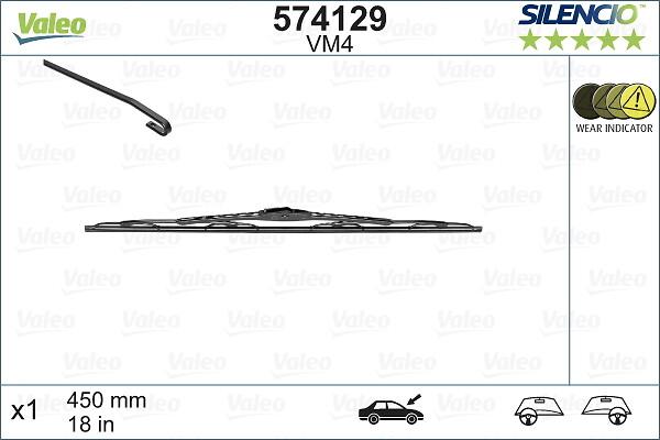 VALEO 574129 — Pióro wycieraczki
