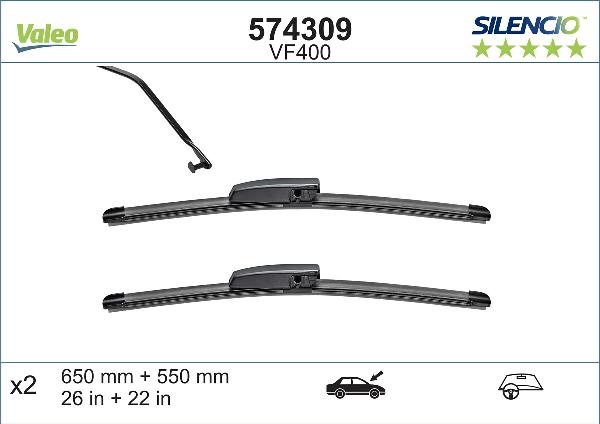 VALEO 574309 — Pióro wycieraczki