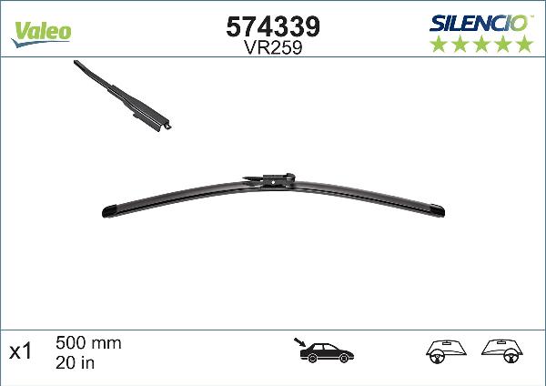 VALEO 574339 — Pióro wycieraczki