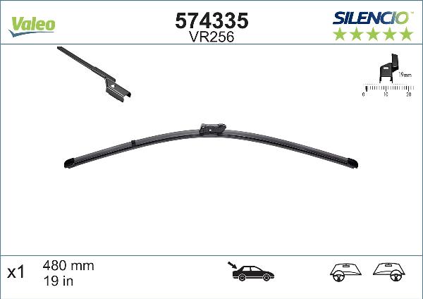 VALEO 574335 — Pióro wycieraczki