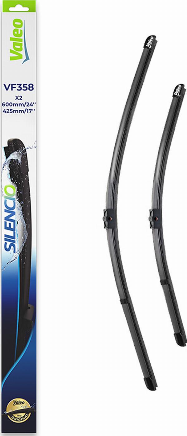 VALEO 574372 - WYCIERACZKI 600-425MM VALEO-2SZT.-SILEN.