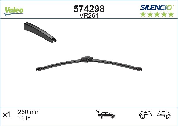 VALEO 574298 — Pióro wycieraczki