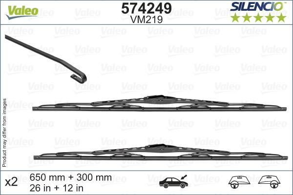 VALEO 574249 — Pióro wycieraczki