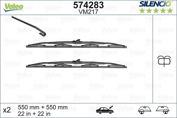 VALEO 574283 — Pióro wycieraczki