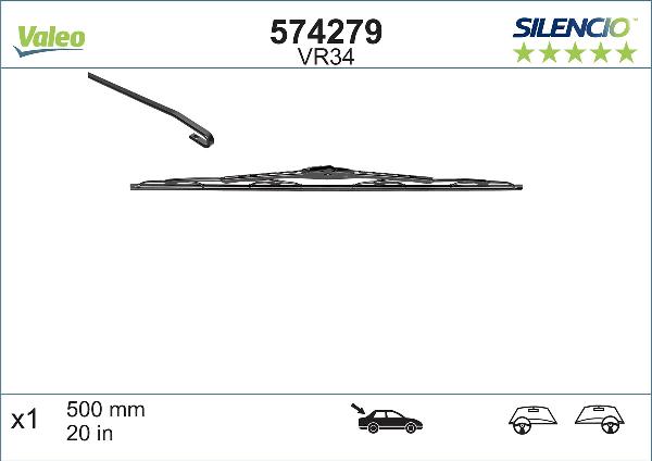 VALEO 574279 — Pióro wycieraczki