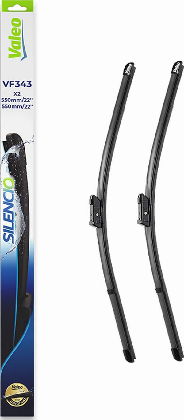 VALEO 574743 - PIÓRO WYCIERACZKI 550-500MM SILENCIO X.TRM PLASKA OE X2
