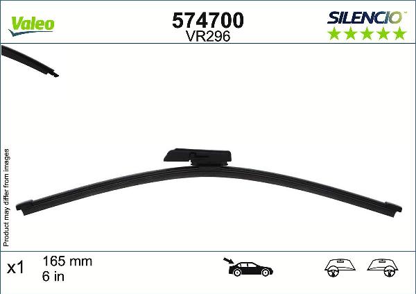 VALEO 574700 - Pióra wycieraczek