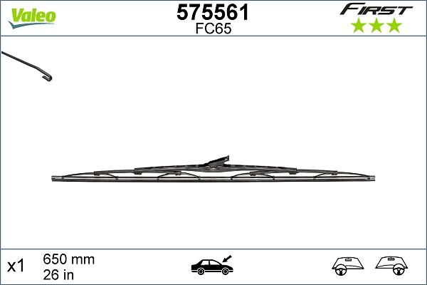 VALEO 575561 — Pióro wycieraczki