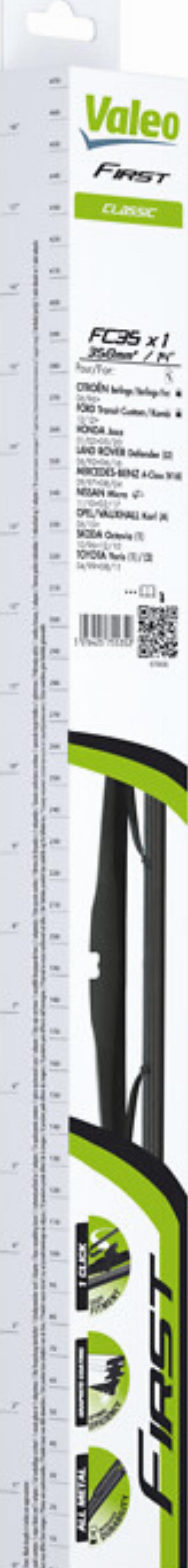 VALEO 575535 - PIÓRO WYCIERACZKI 350MM FIRST STANDARD 1 SZT. SZKIELETOWA