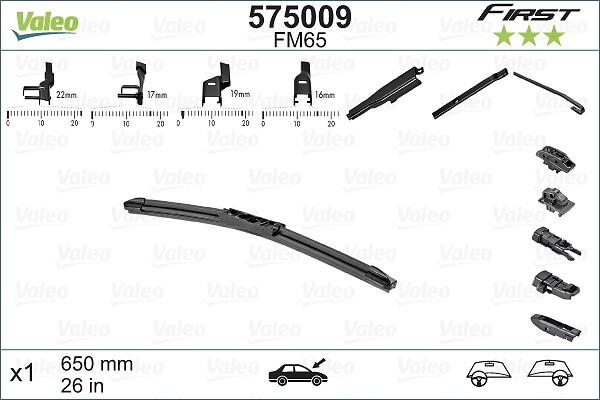 VALEO 575009 — Pióro wycieraczki