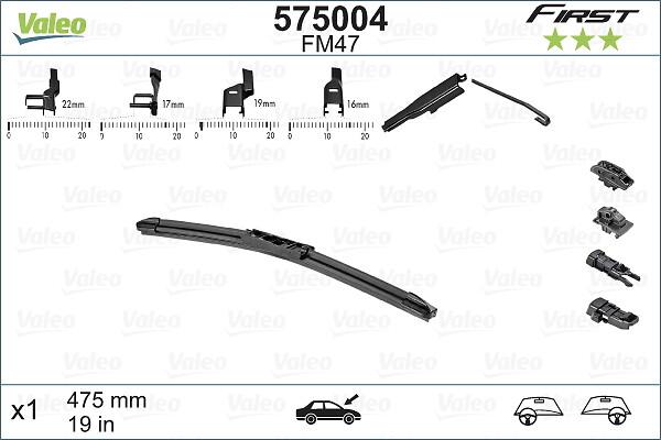 VALEO 575004 — Pióro wycieraczki