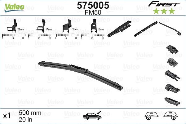VALEO 575005 — Pióro wycieraczki