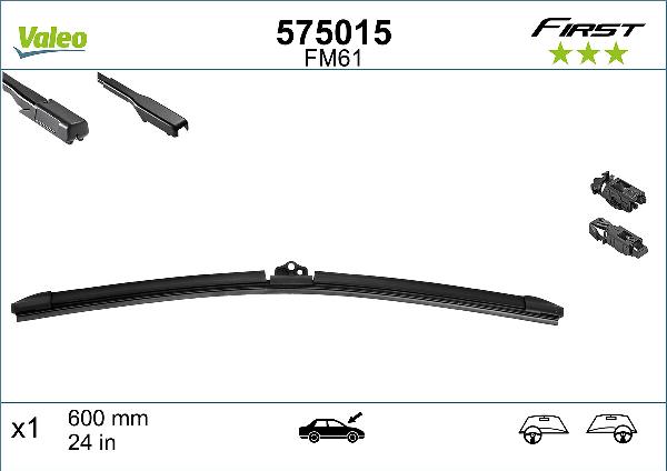 VALEO 575015 — Pióro wycieraczki