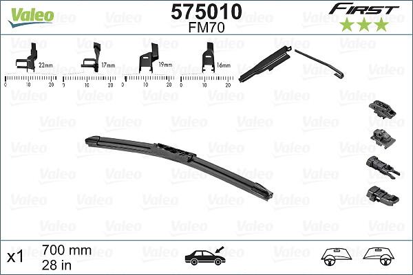 VALEO 575010 — Pióro wycieraczki