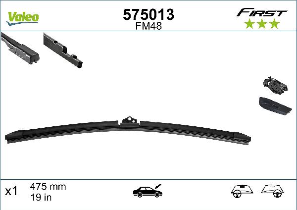 VALEO 575013 — Pióro wycieraczki