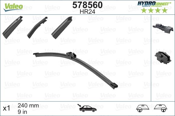 VALEO 578560 — Pióro wycieraczki