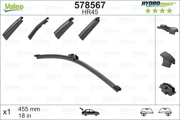 VALEO 578567 — Pióro wycieraczki