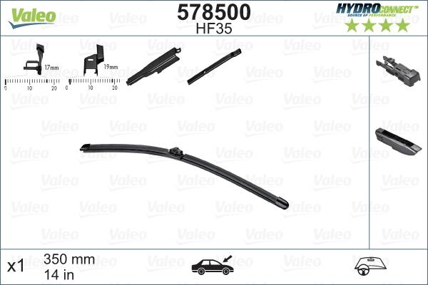 VALEO 578500 — Pióro wycieraczki