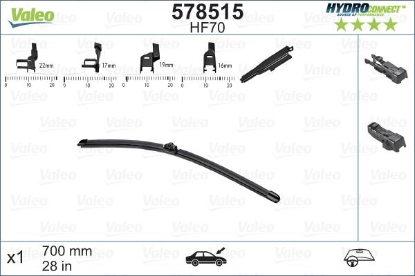 VALEO 578515 — Pióro wycieraczki