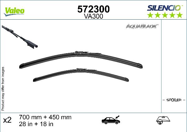 VALEO 572300 — Pióro wycieraczki