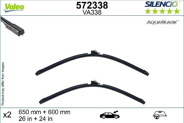 VALEO 572338 — Pióro wycieraczki