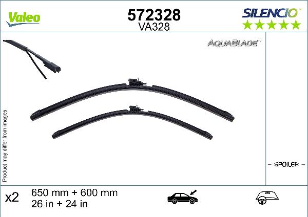 VALEO 572328 - Pióro wycieraczki