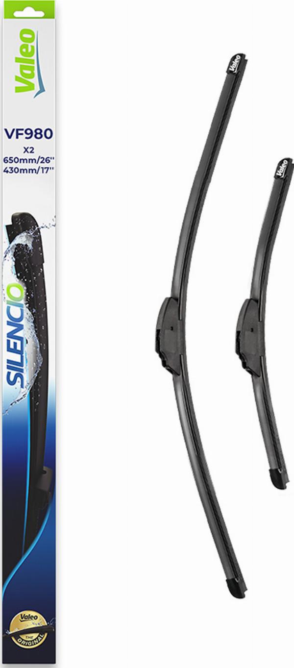 VALEO 577980 - PIÓRO WYCIERACZKI SILENCIO FLAT BLADE MAZDA 3. CX-30 11.18-> PRZÓD