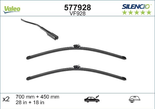 VALEO 577928 — Pióro wycieraczki