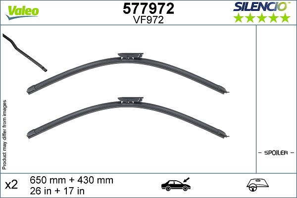 VALEO 577972 — Pióro wycieraczki