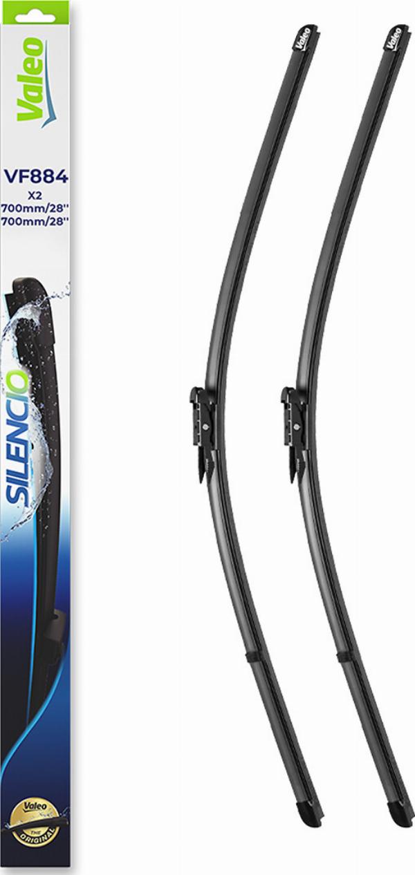 VALEO 577884 - PIÓRO WYCIERACZKI 700-700MM SILENCIO X.TRM PLASKA OE X2