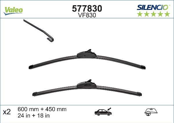 VALEO 577830 — Pióro wycieraczki