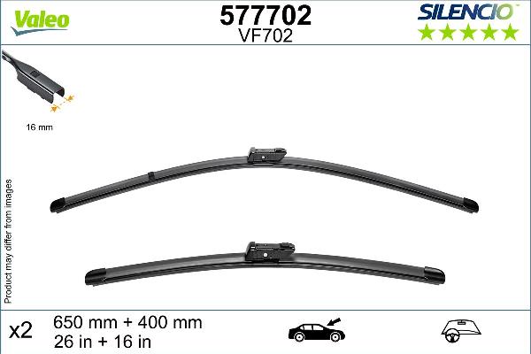 VALEO 577702 — Pióro wycieraczki