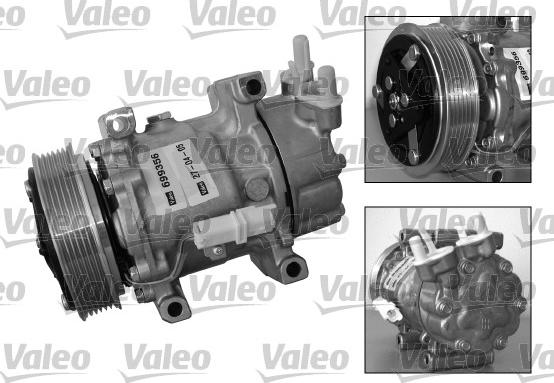 VALEO 699356 - Kompresor, klimatyzacja