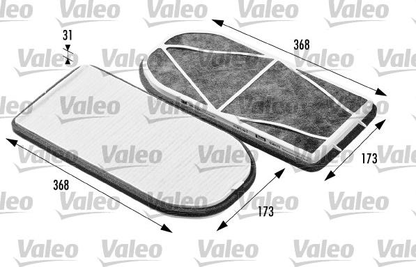 VALEO 698470 — Filtr kabinowy