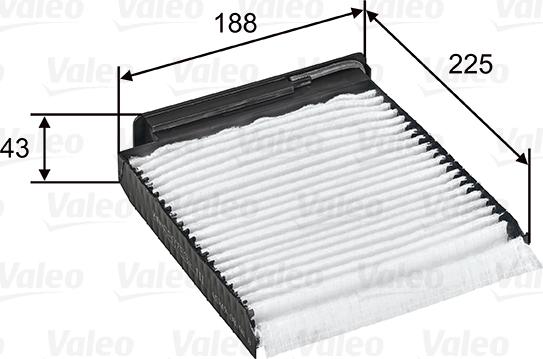 VALEO 698753 — Filtr kabinowy