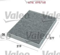 VALEO 698768 — Filtr kabinowy