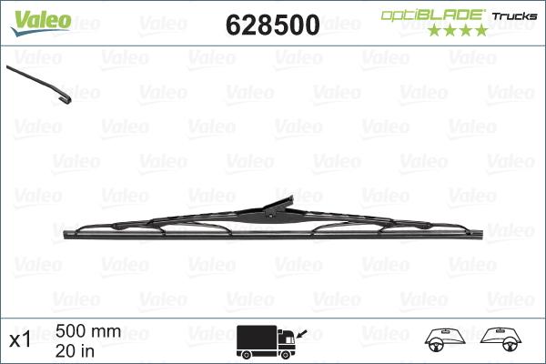 VALEO 628500 — Pióro wycieraczki