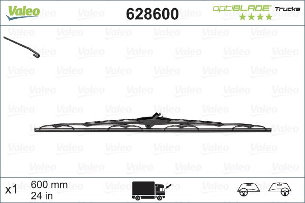 VALEO 628600 — Pióro wycieraczki