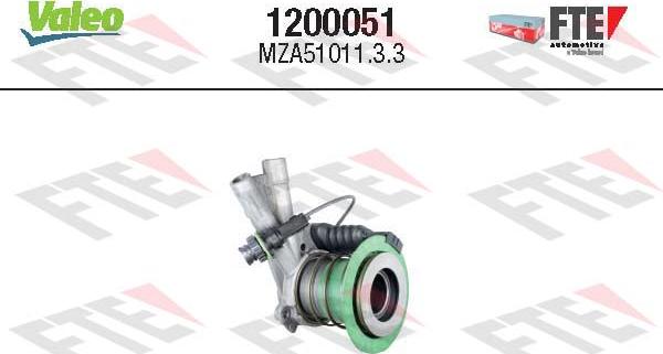 VALEO 1200051 — Wysprzęglik centralny, sprzęgło
