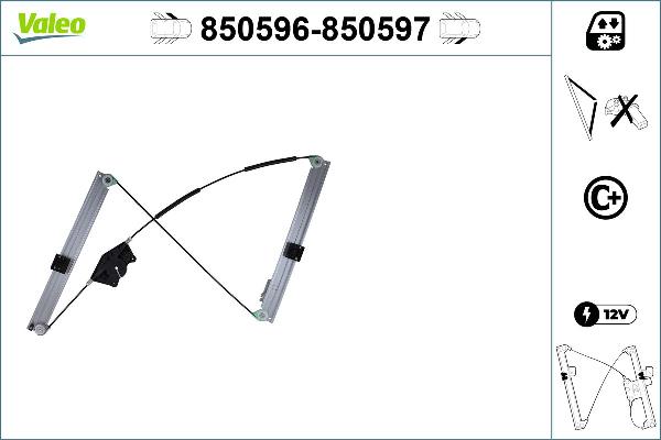 VALEO 850596 — Podnośnik szyby