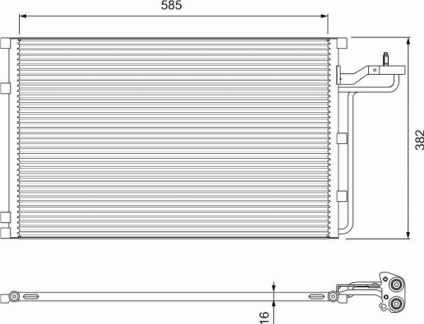 VALEO 814416 — Skraplacz, klimatyzacja